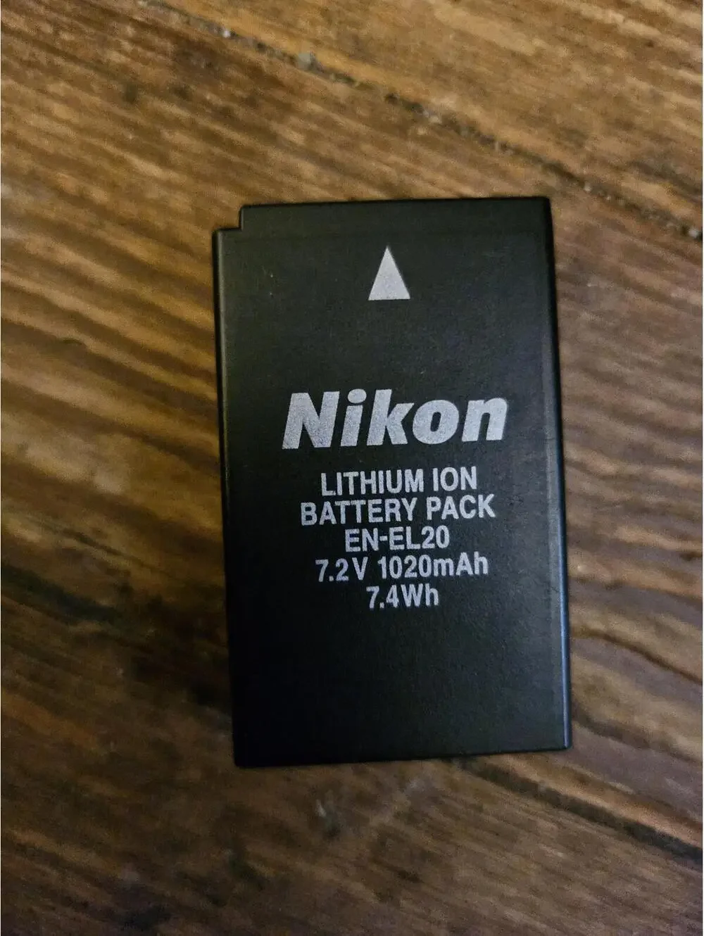 Nikon EN-EL20 camera battery- untested as is